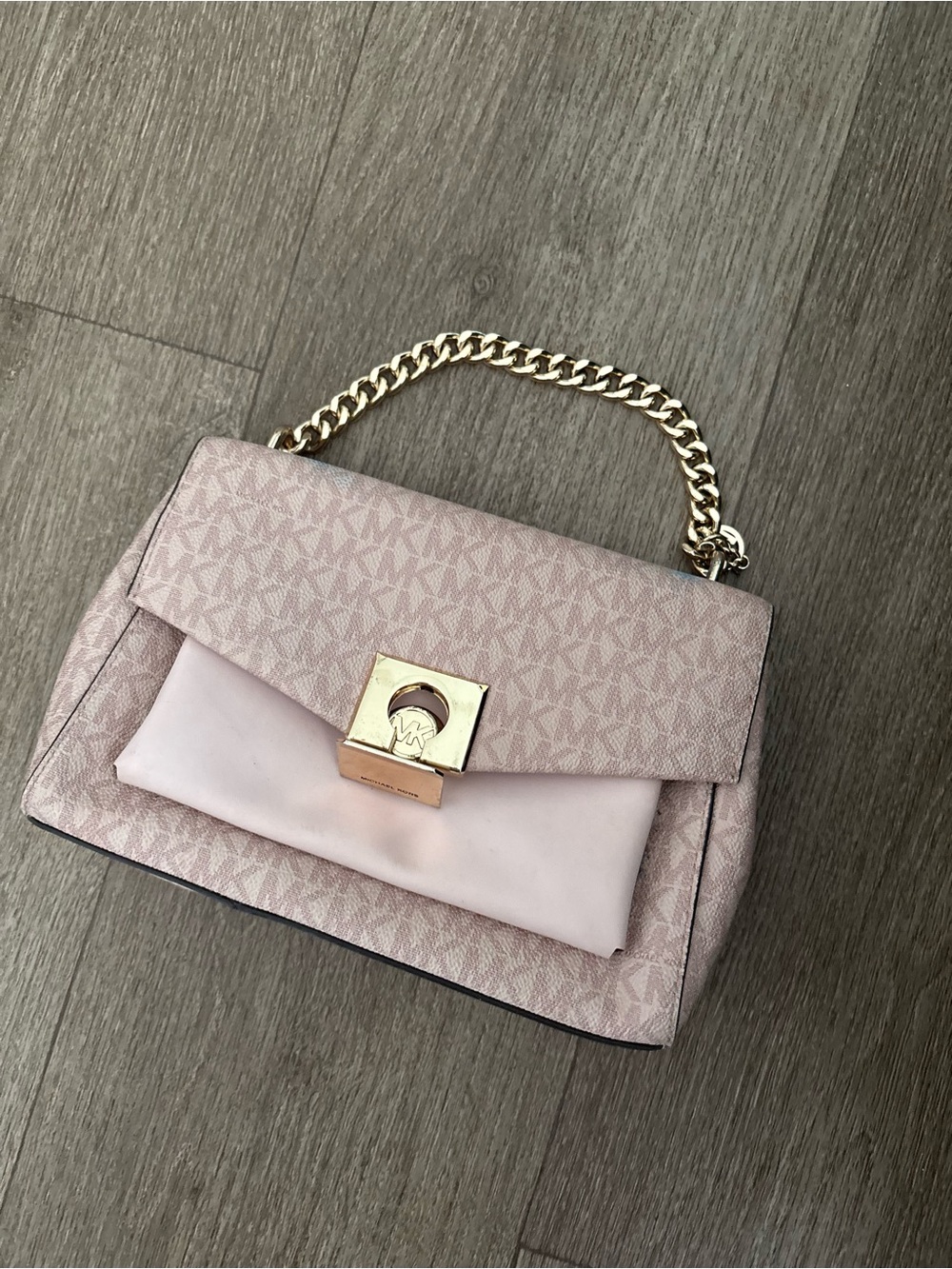 Michael Kors Pink Chain-Handle Shoulder Bag